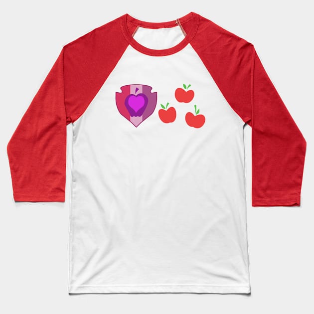 My little Pony - Applebloom + Applejack Cutie Mark Baseball T-Shirt by ariados4711